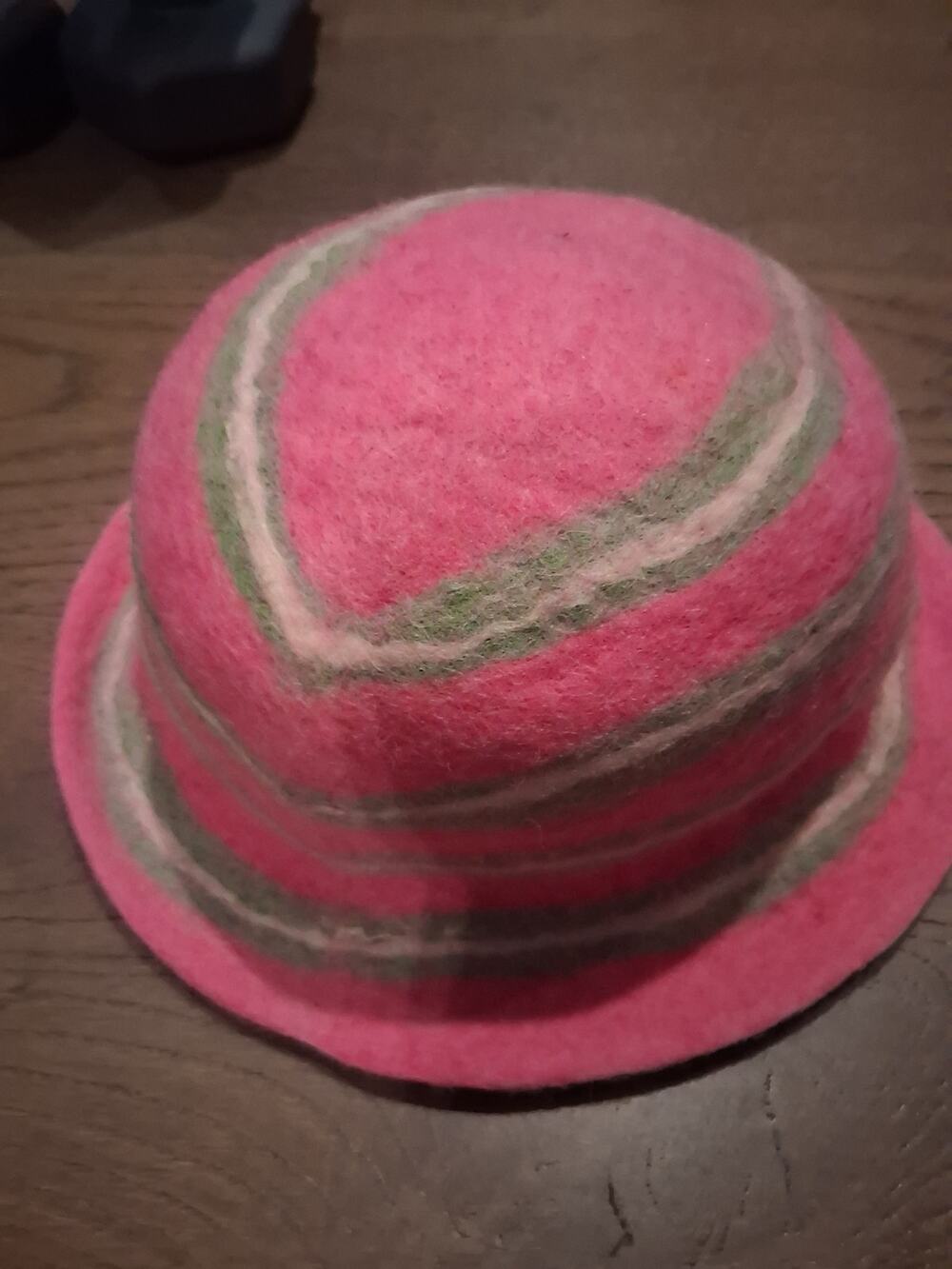Fun wool felted hat